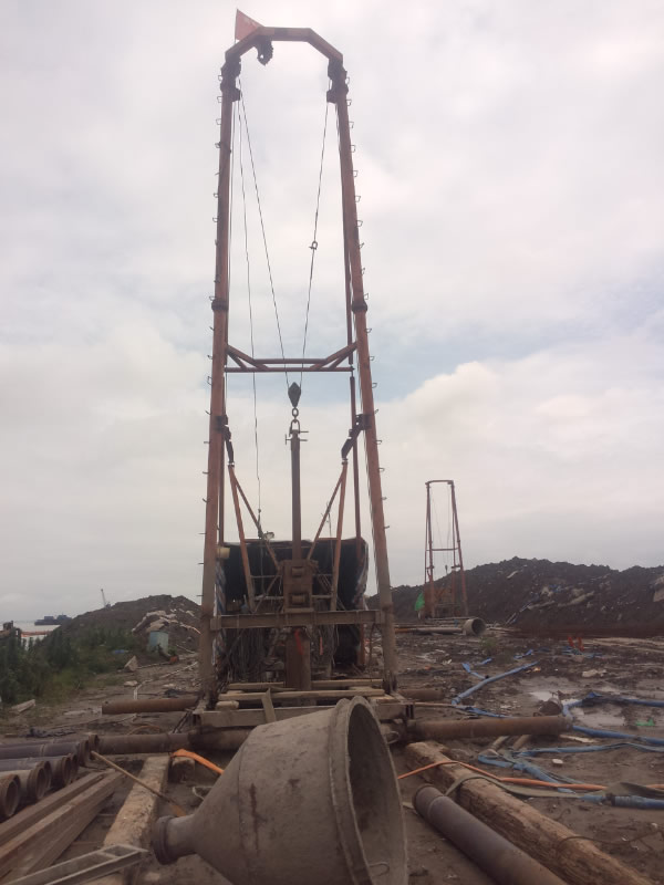 灌注樁施工(gōng)穩步進行(xíng)